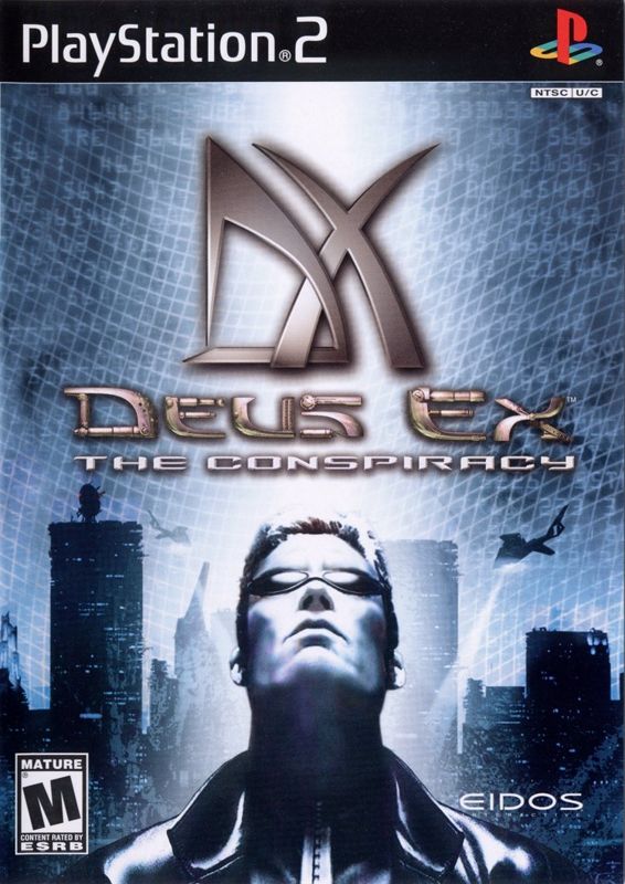Deus Ex box art for Playstation 2